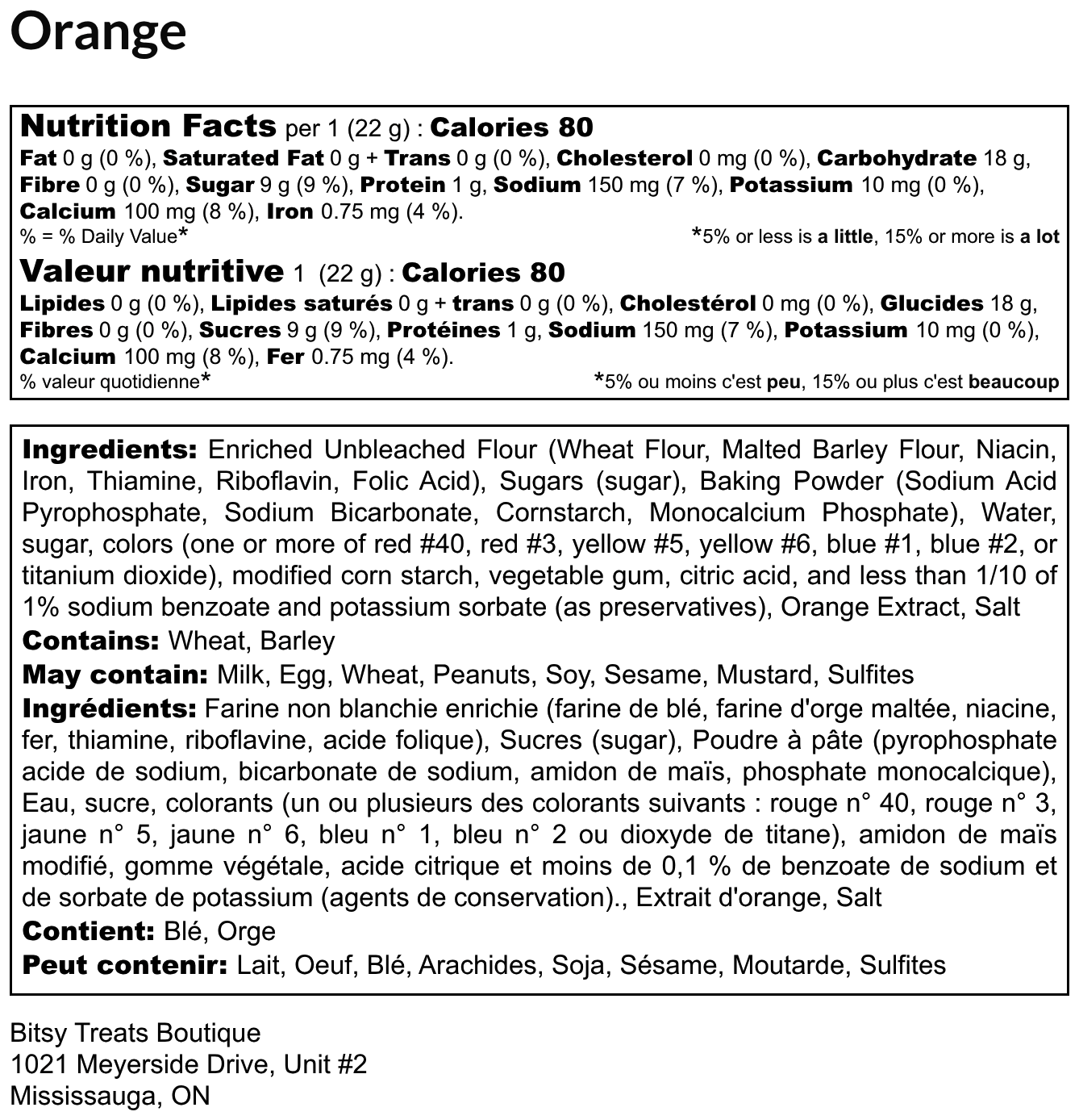 Orange Cake Mix